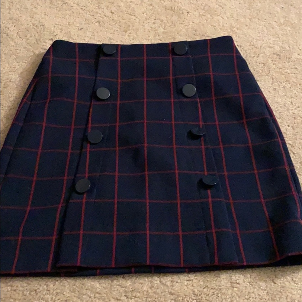 Plaid skirt